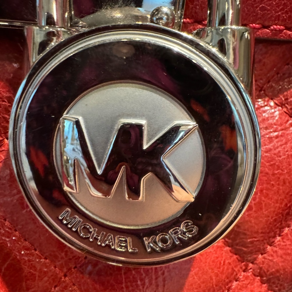 Michael Kors Hippie Grommet Hamilton Red - Picture 4 of 8